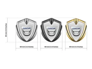 Dacia Emblem Metall Abzeichen Luxus Stil Legierung Metall